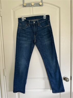 Levi's Mens Slim 511 Jeans in Dark Blue Wash